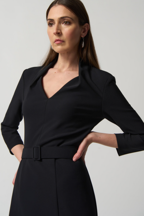 An image of the Joseph Ribkoff Black Belt Dress