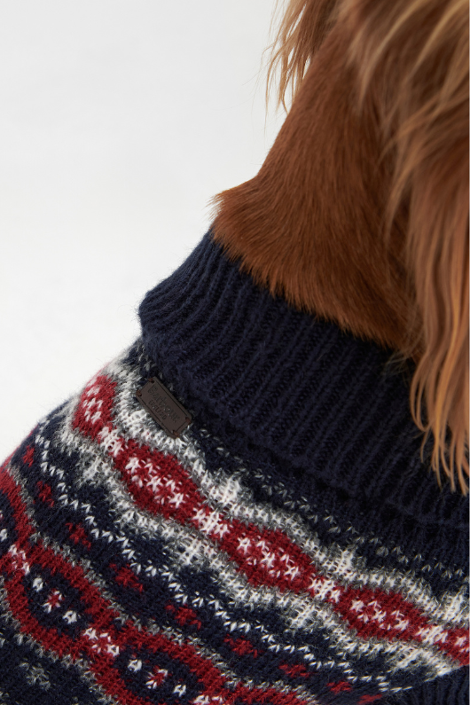 An image of the Barbour Fairisle Dog Jumper