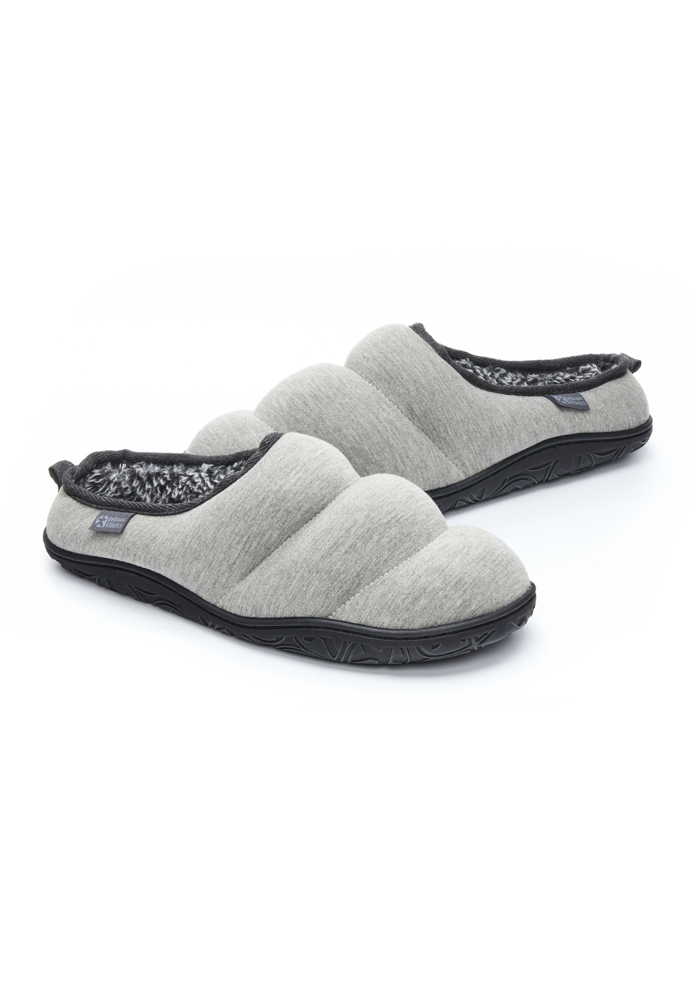 An image of the Bedroom Athletics Matt Jersey Puffa Mule Slippers