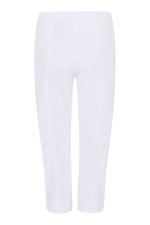 An image of the Robell Marie Trousers in the colour White.