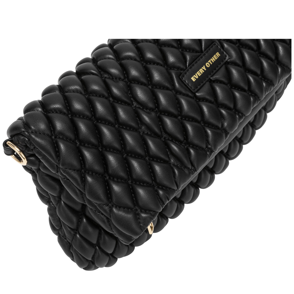Quilted Flap Over Clutch Cross Body Bag