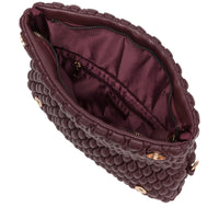 Quilted Flap Over Clutch Cross Body Bag
