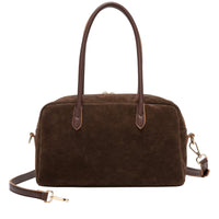 Suede Effect Bowling Bag