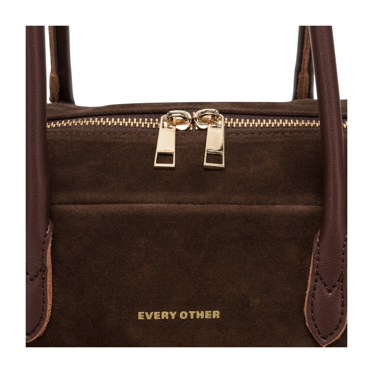 Suede Effect Bowling Bag