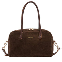 Suede Effect Bowling Bag