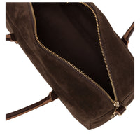 Suede Effect Bowling Bag