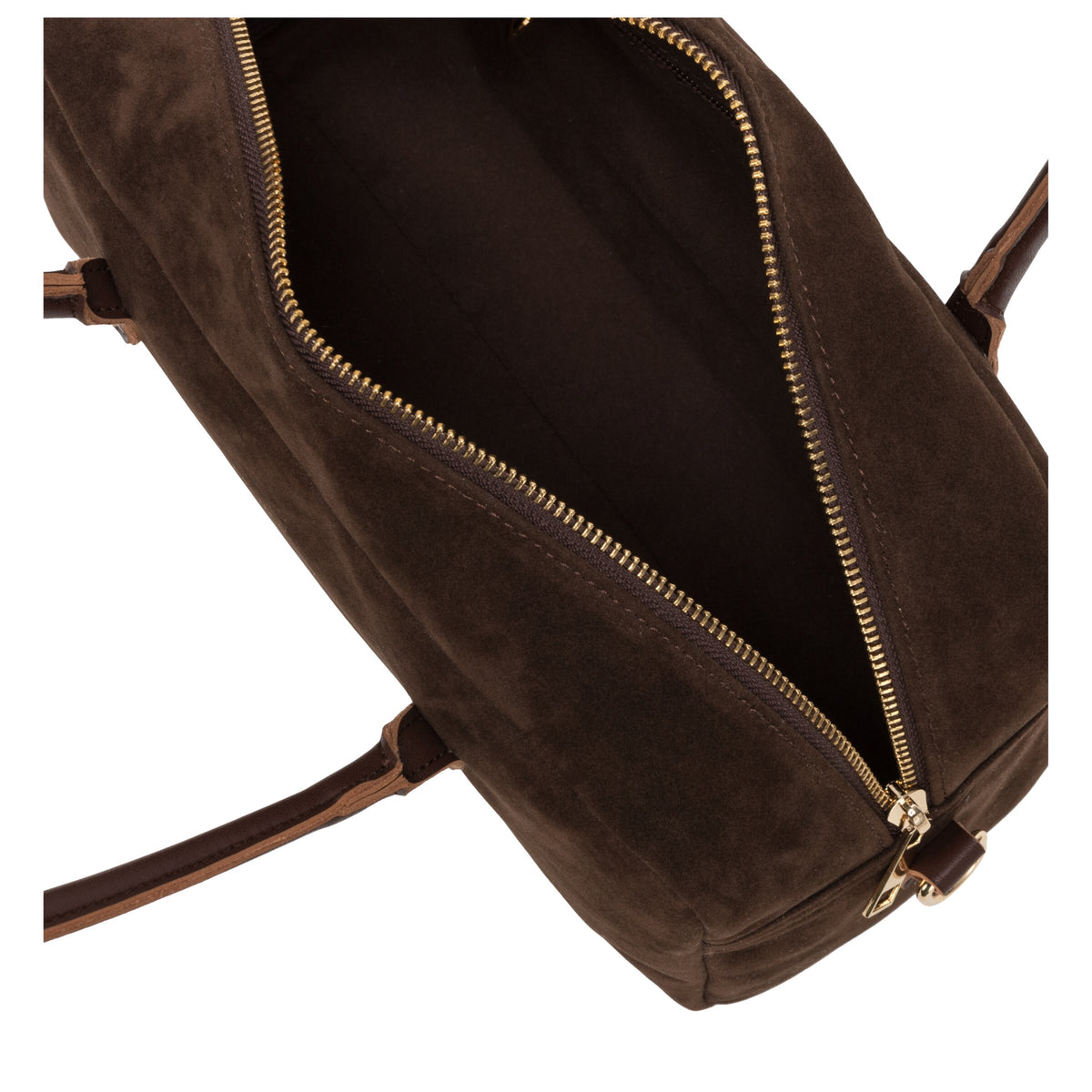 Suede Effect Bowling Bag