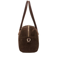 Suede Effect Bowling Bag