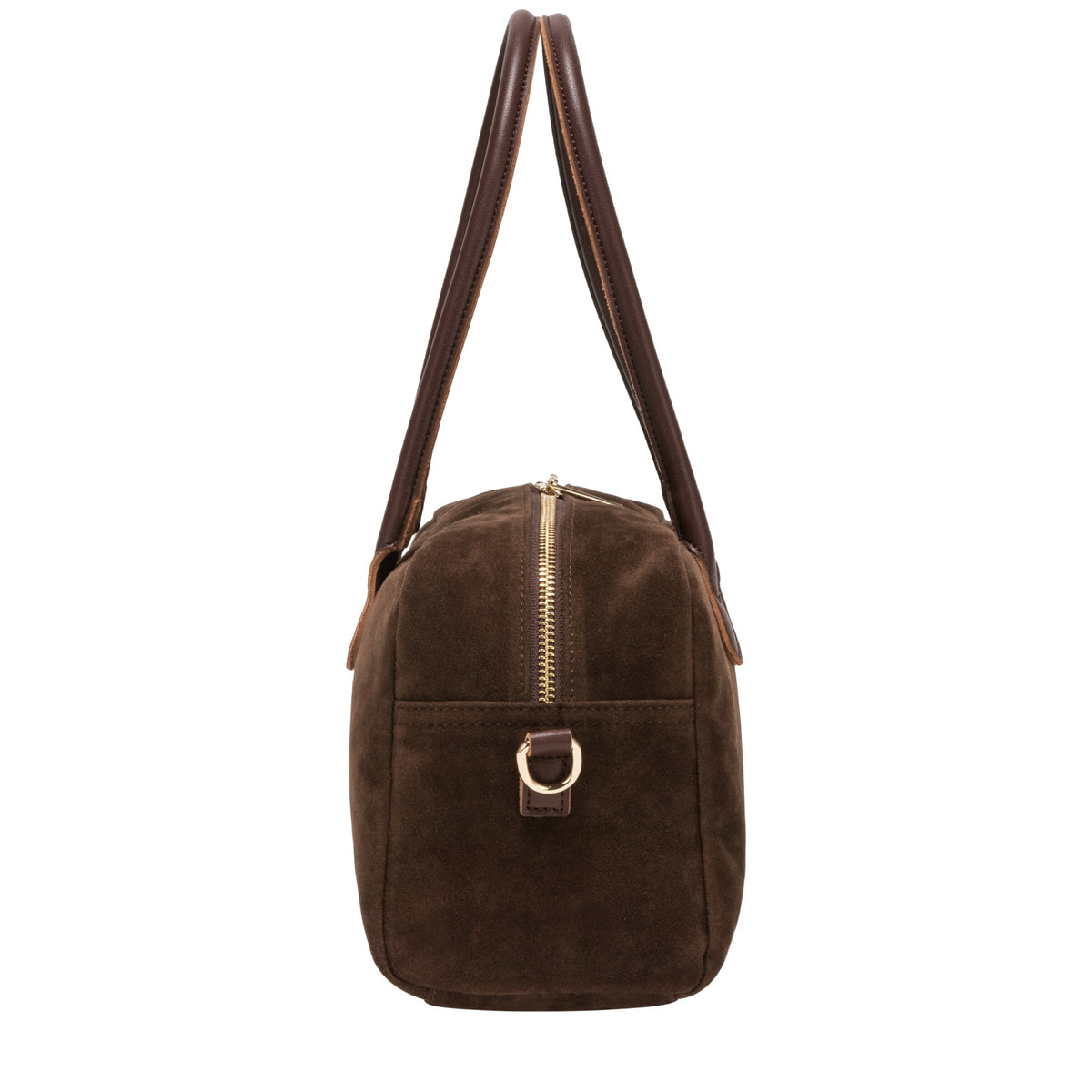 Suede Effect Bowling Bag