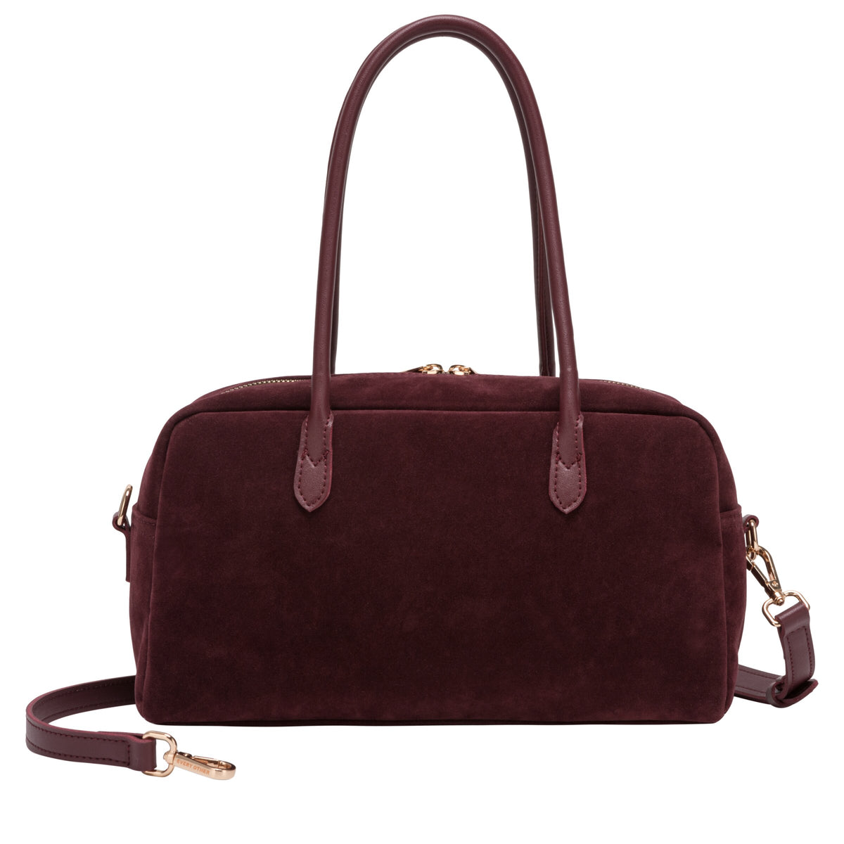 Suede Effect Bowling Bag