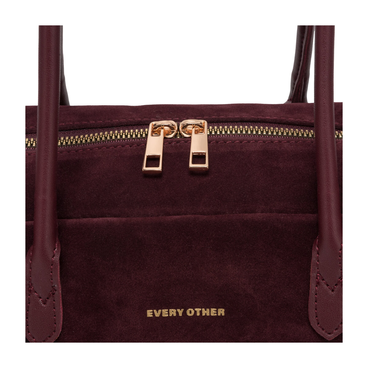 Suede Effect Bowling Bag