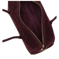 Suede Effect Bowling Bag