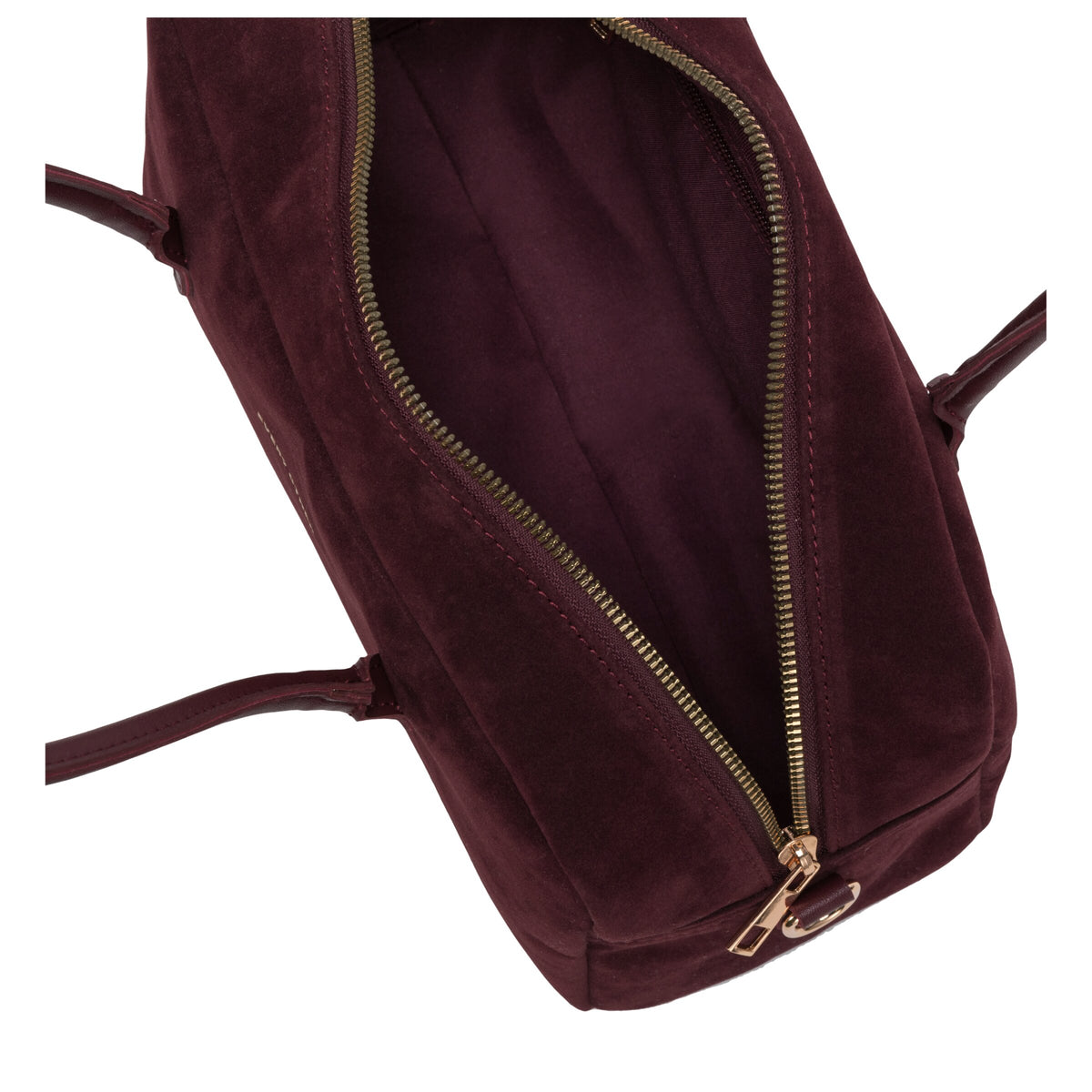 Suede Effect Bowling Bag