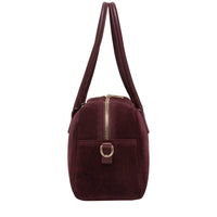 Suede Effect Bowling Bag