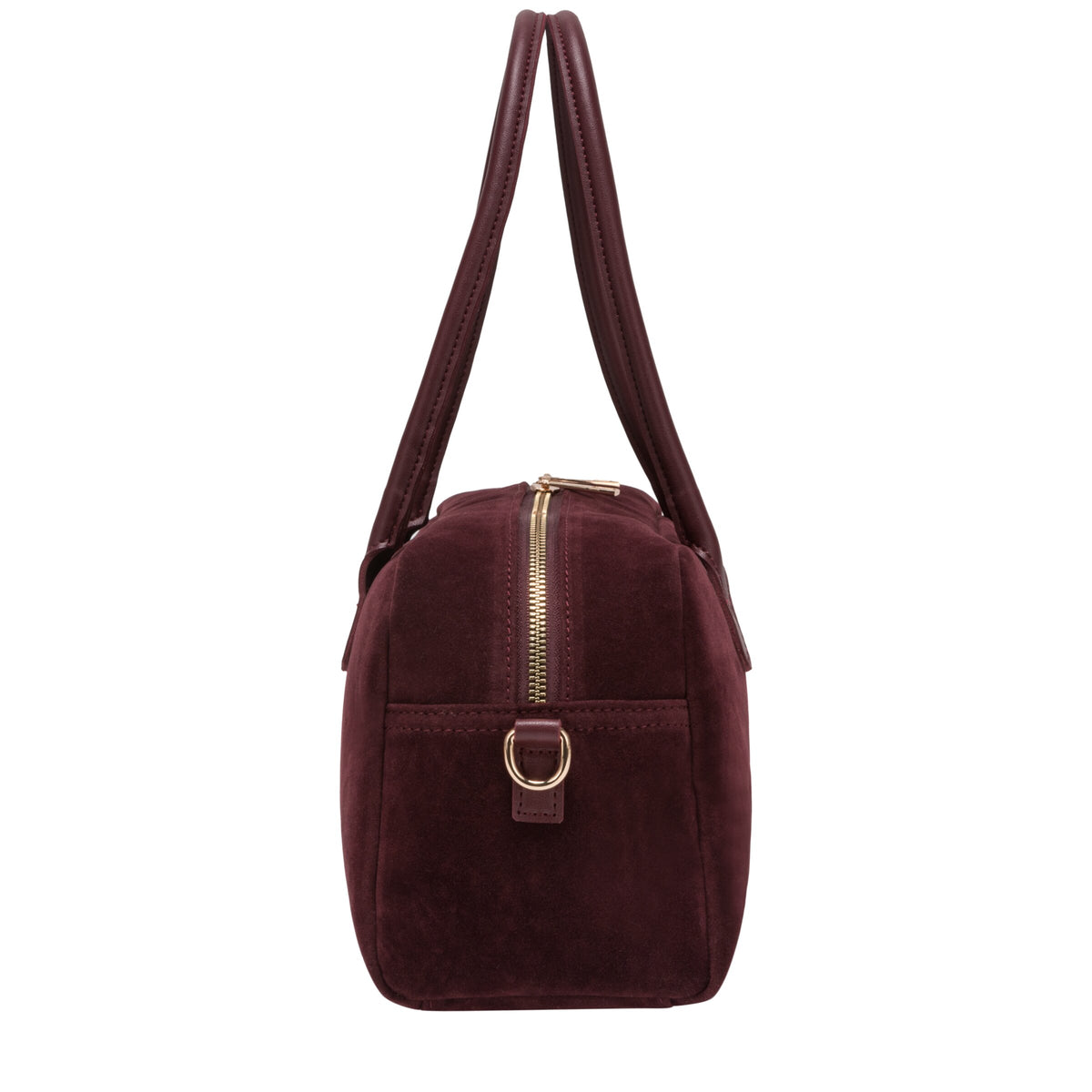Suede Effect Bowling Bag