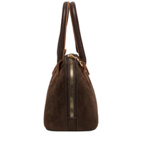 Suede Effect Mini Bowling Bag
