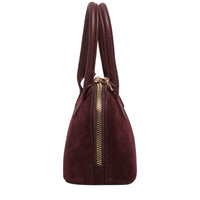 Suede Effect Mini Bowling Bag