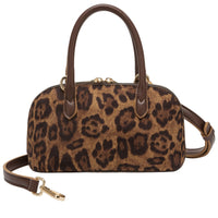 Suede Effect Mini Bowling Bag