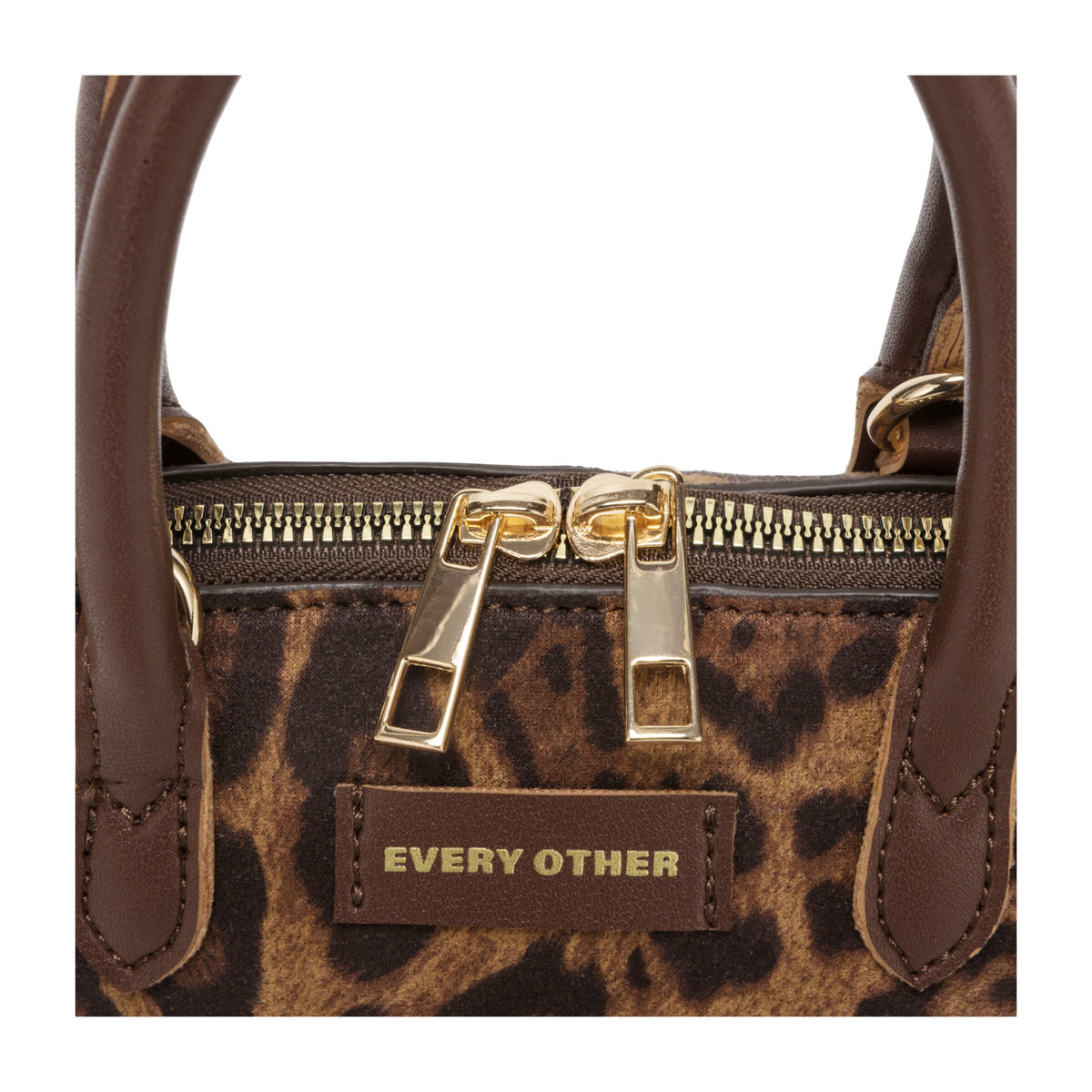 Suede Effect Mini Bowling Bag