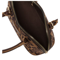Suede Effect Mini Bowling Bag