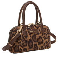 Suede Effect Mini Bowling Bag