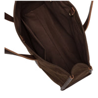 Suede Effect Large Tote Bag