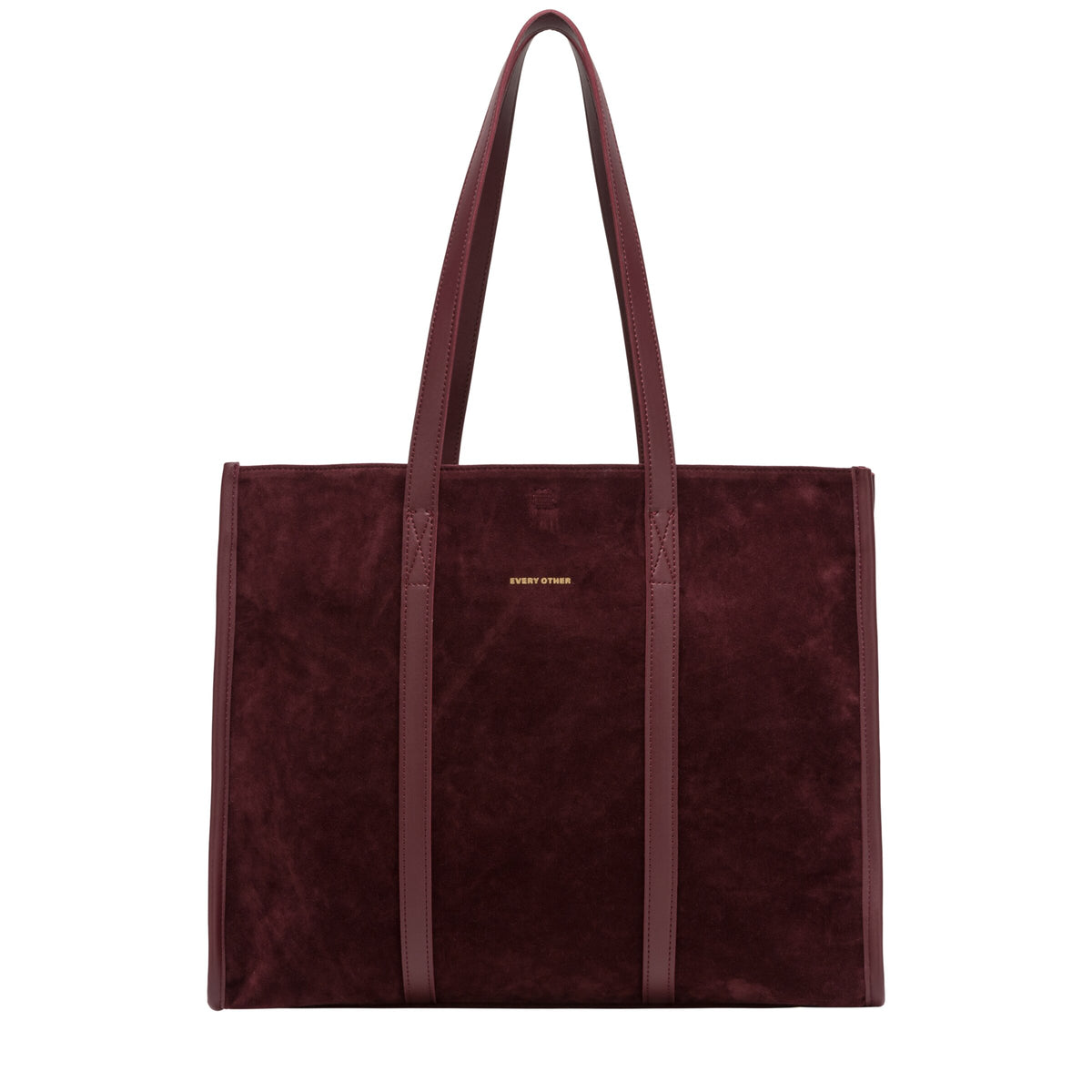 Suede Effect Large Tote Bag