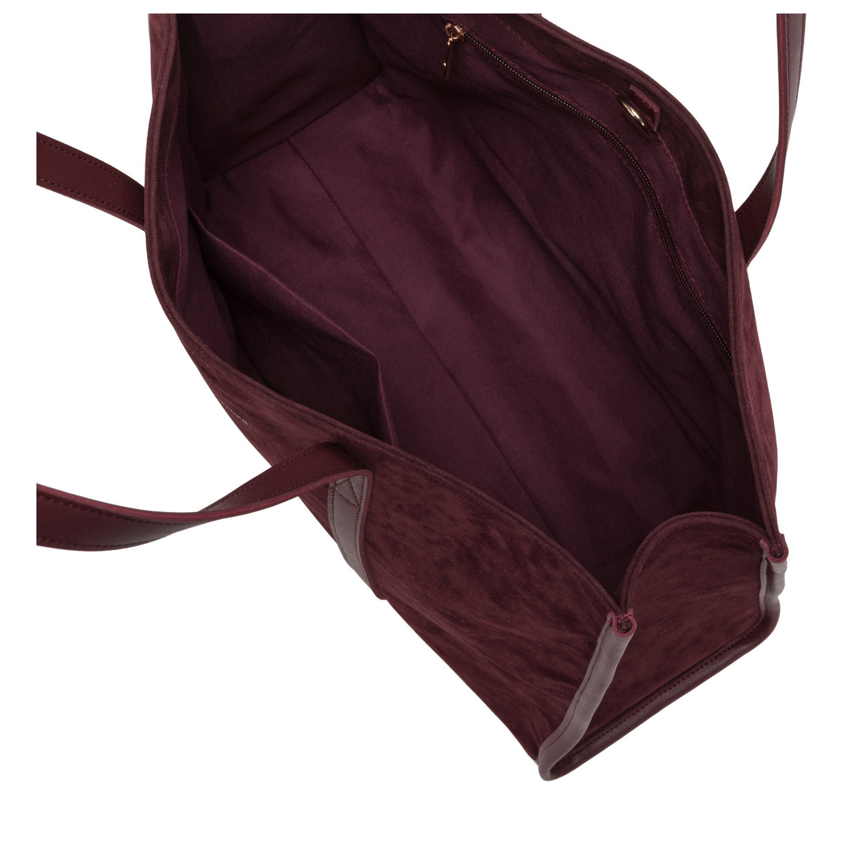 Suede Effect Large Tote Bag