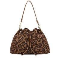 Suede Effect Draw Top Shoulder Cross Body