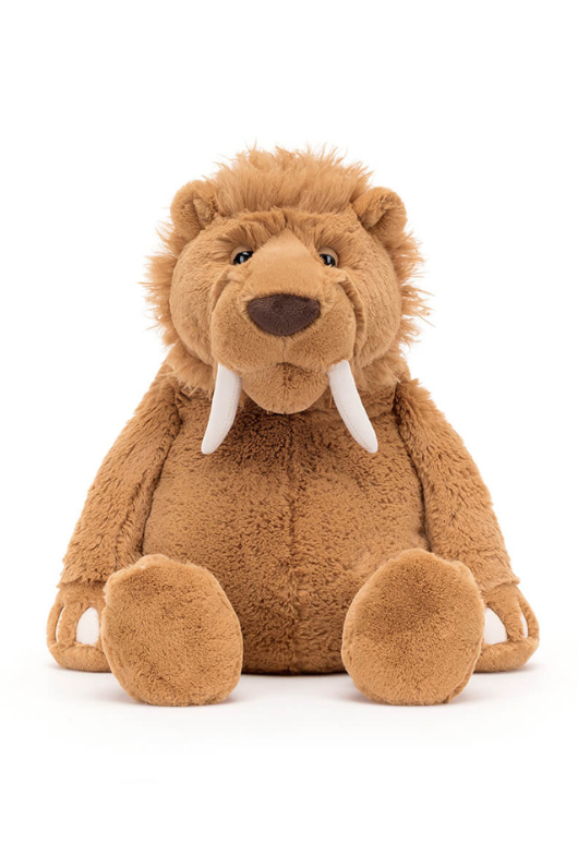 An image of the Jellycat Stellan Sabre Tooth Tiger