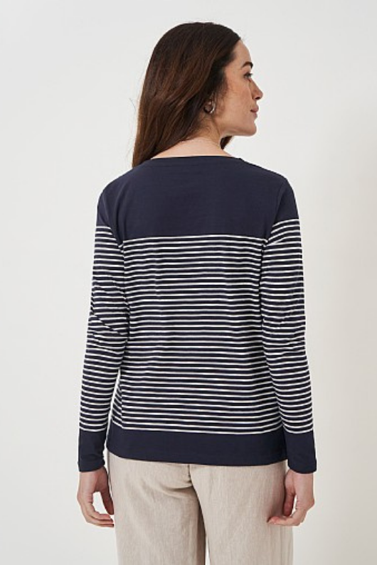 An image of the Crew Clothing Cassandra Stripe Top