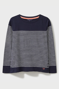 An image of the Crew Clothing Cassandra Stripe Top