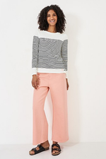 An image of the Crew Clothing Cassandra Stripe Top