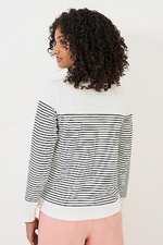 An image of the Crew Clothing Cassandra Stripe Top