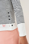 An image of the Crew Clothing Cassandra Stripe Top
