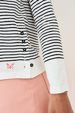 An image of the Crew Clothing Cassandra Stripe Top