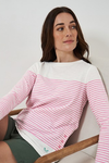 An image of the Crew Clothing Cassandra Stripe Top