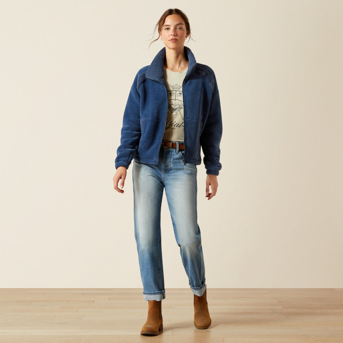 An image of the Ariat Lafayette Full Zip Fleece