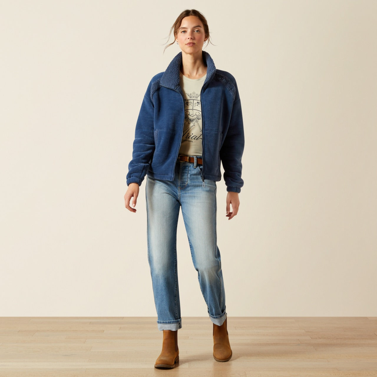 An image of the Ariat Lafayette Full Zip Fleece