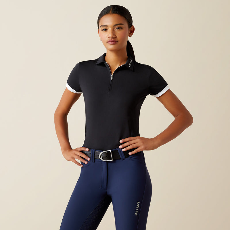 An image of the Ariat Bandera 1/4 Zip Polo Shirt
