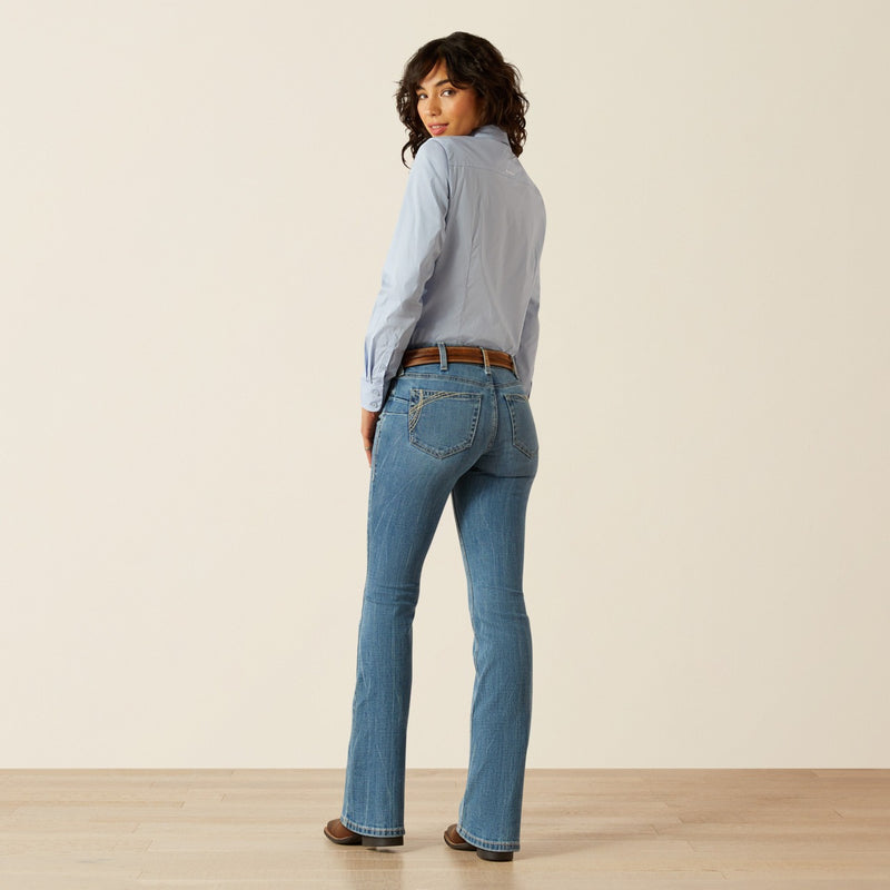 An image of the Ariat Perfect Rise Naz Bootcut Jeans