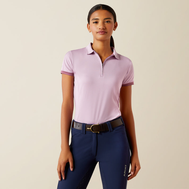An image of the Ariat Bandera 1/4 Zip Polo Shirt