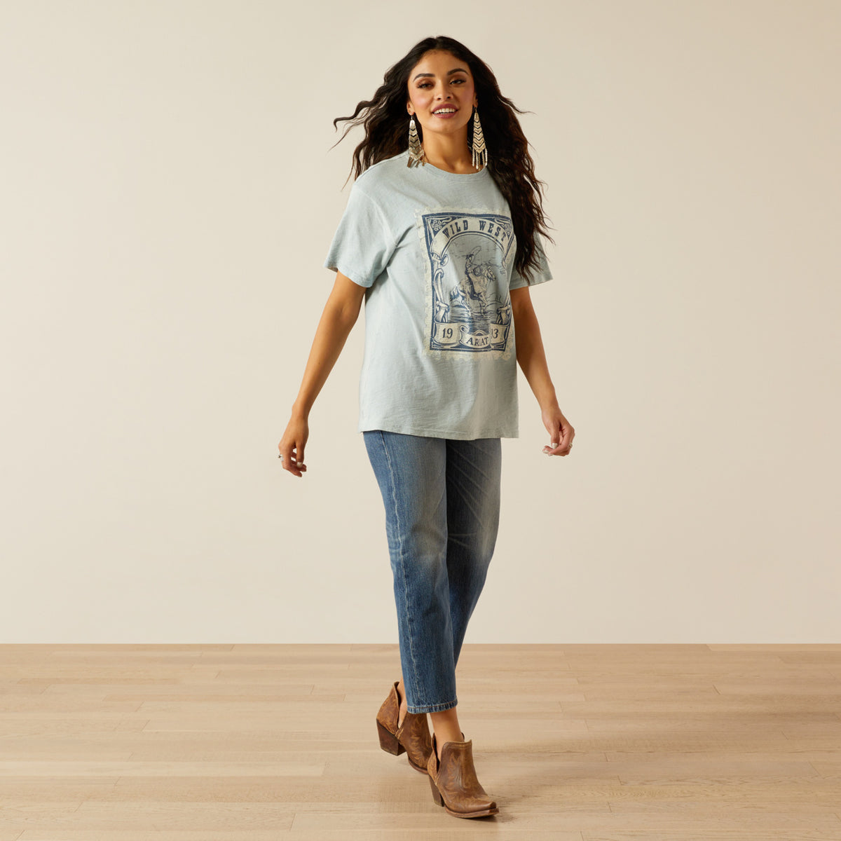 An image of the Ariat Wild West Stamp T-Shirt