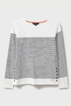 An image of the Crew Clothing Cassandra Stripe Top