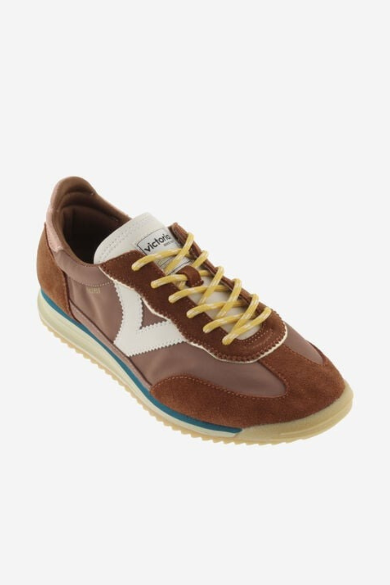 An image of the Victoria Saturn Nylon & Suede Trainer