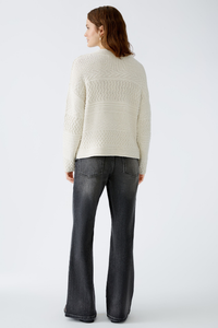 An image of the Oui Cable Knit Jumper