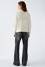An image of the Oui Cable Knit Jumper