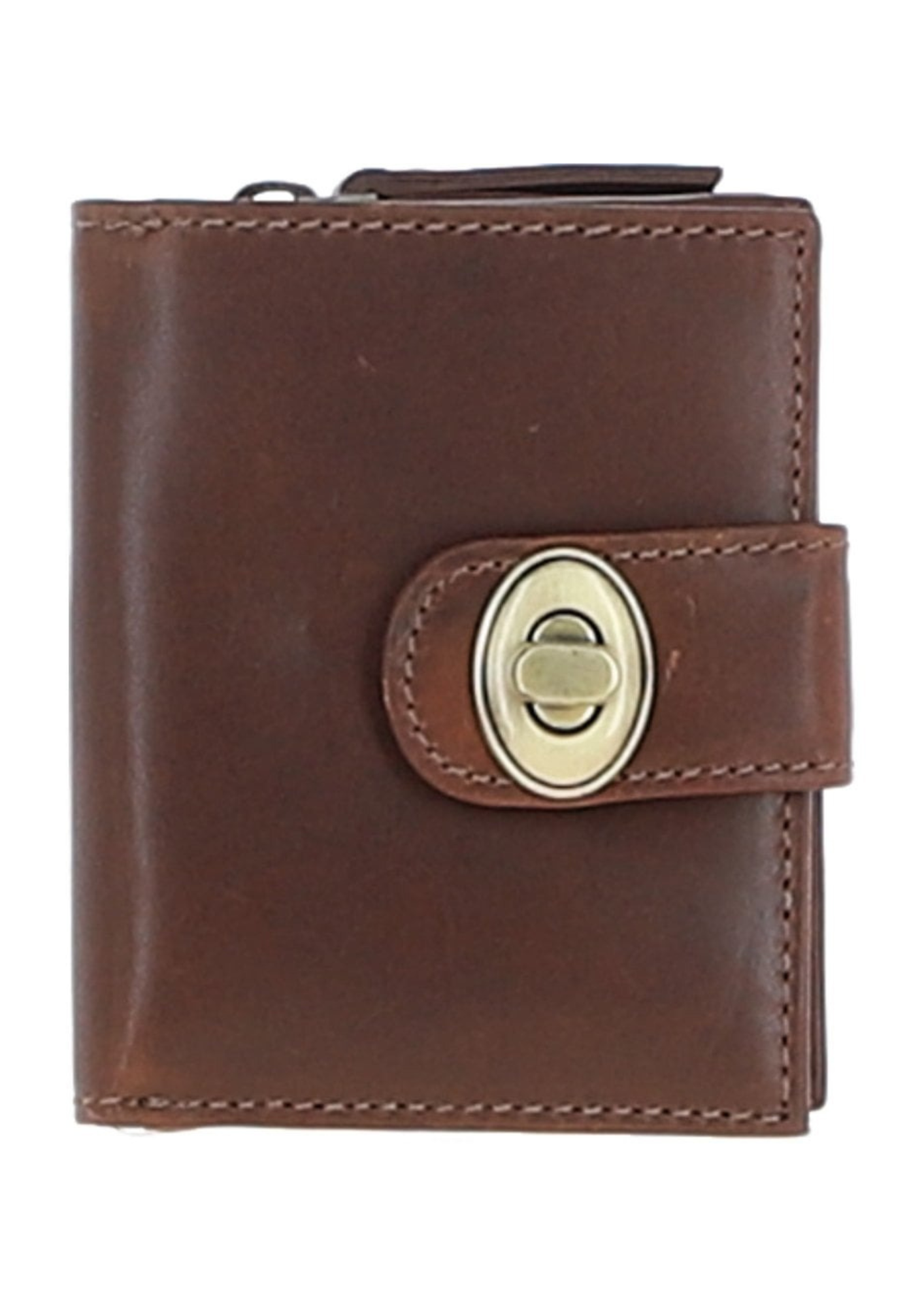 An image of the Ashwood Leather Leather Lock Purse