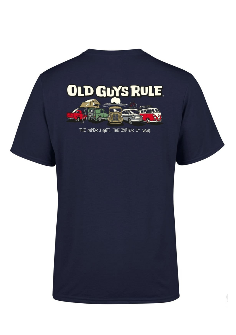 An image of the Old Guys Rule Parking Lot III T-Shirt