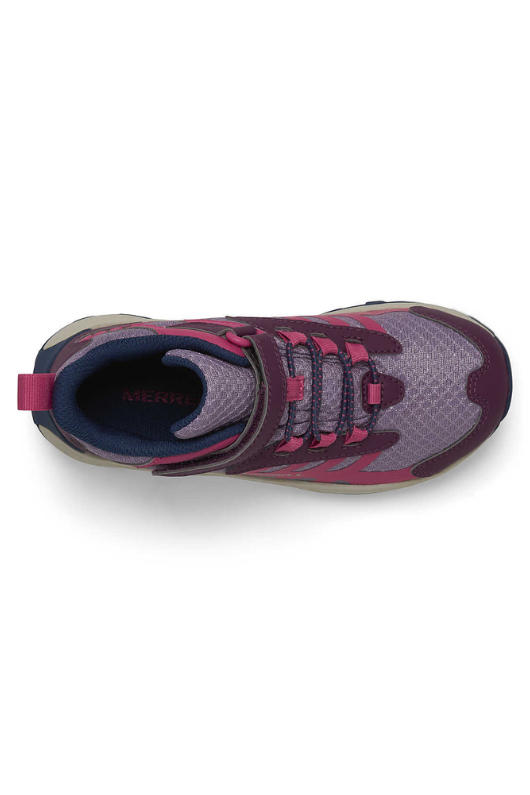 An image of the Merrell Big Kid's Moab Speed Mid 2 A/C Waterproof